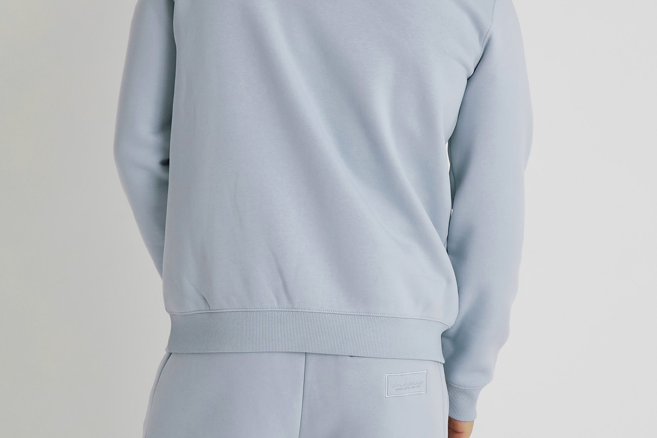 ALDO premium brushback fleece hoodie in CERULEAN - DML Jeans 