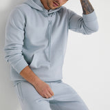 ALDO premium brushback fleece hoodie in CERULEAN - DML Jeans 