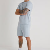 ASTON crew neck t-shirt in CERULEAN - DML Jeans 