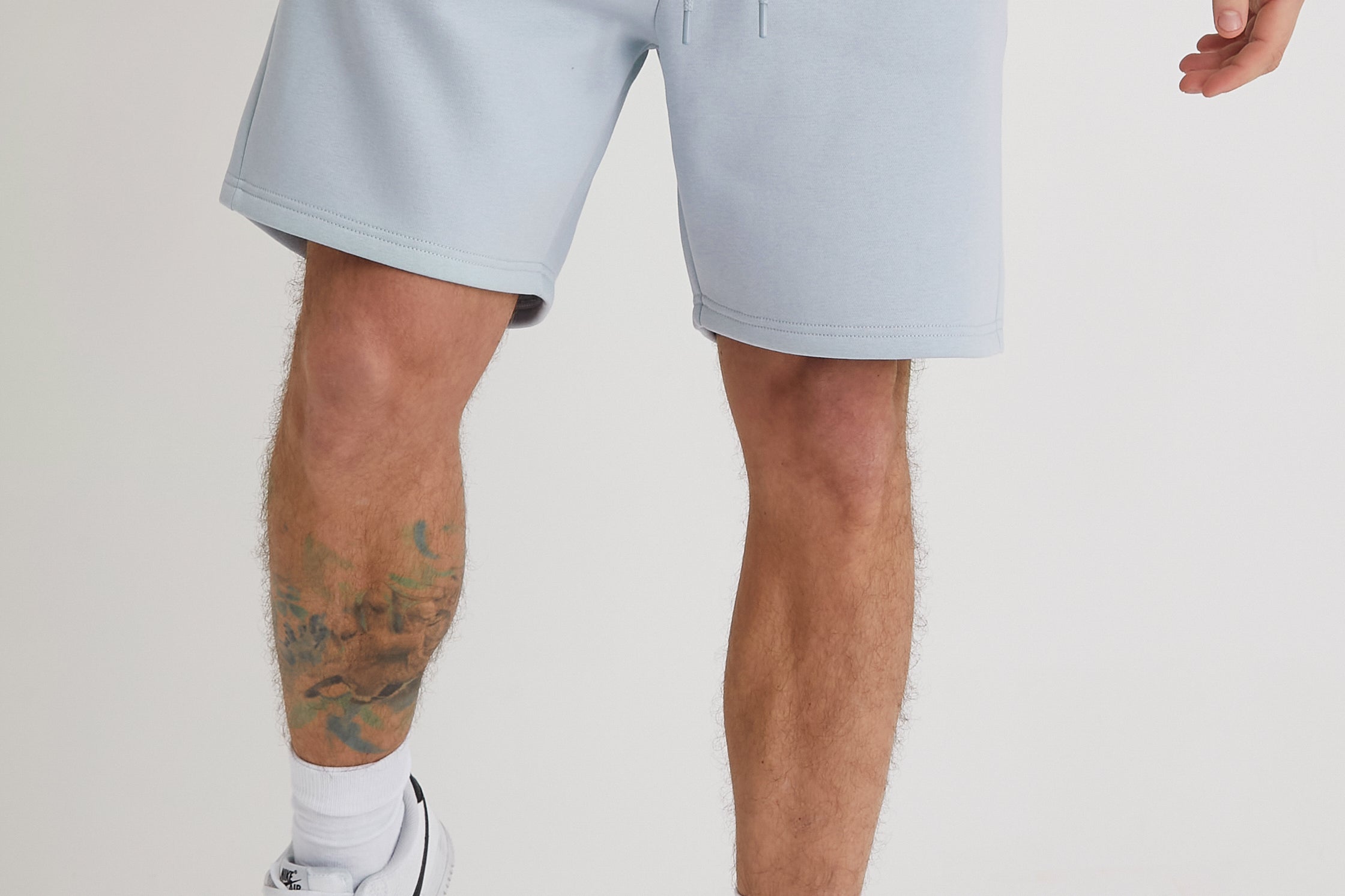 BANKS premium brushback fleece shorts in CERULEAN - DML Jeans 