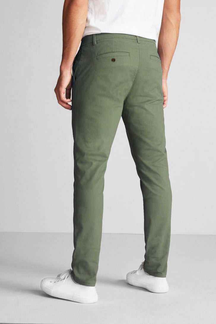 Mens button fly clearance chinos