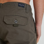 NIGHTHAWK Cargo pant in premium cotton twill - OLIVE - DML Jeans 