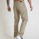 HAWKINS 5 pocket chino pant in premium cotton twill - LT STONE - DML Jeans 