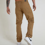 HAWKINS 5 pocket chino pant in premium cotton twill - OTTER - DML Jeans 