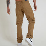 HAWKINS 5 pocket chino pant in premium cotton twill - OTTER - DML Jeans 