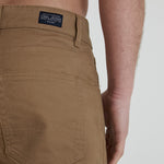 HAWKINS 5 pocket chino pant in premium cotton twill - OTTER - DML Jeans 