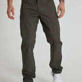 HAWKINS 5 pocket chino pant in premium cotton twill - OLIVE - DML Jeans 