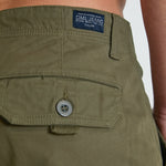 NIGHTHAWK Cargo pant in premium cotton twill - ARMY GREEN - DML Jeans 