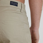 HAWKINS 5 pocket chino pant in premium cotton twill - LT STONE - DML Jeans 