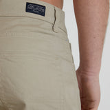 HAWKINS 5 pocket chino pant in premium cotton twill - LT STONE - DML Jeans 