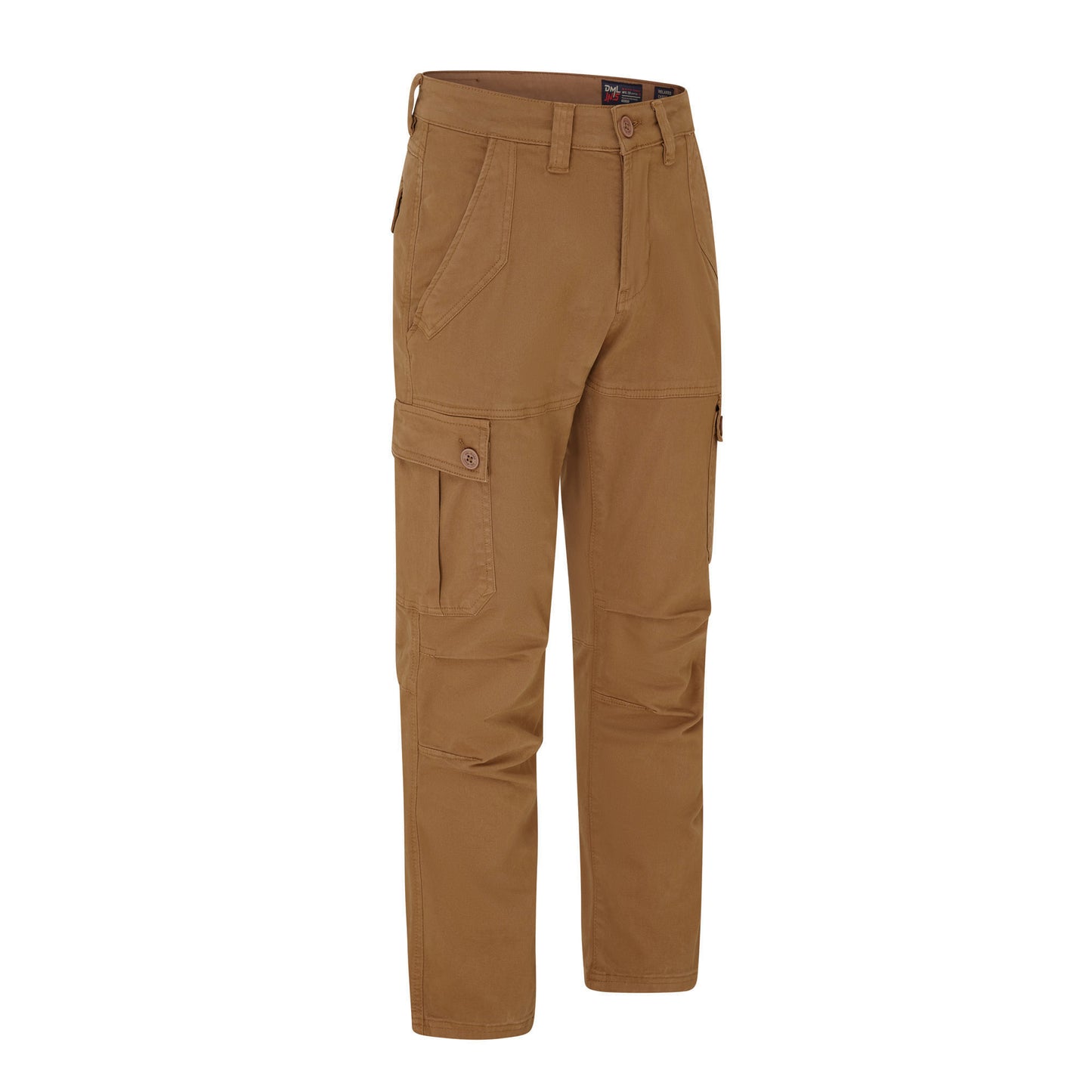 Oxford premium comfort stretch cargo in Dark Tan