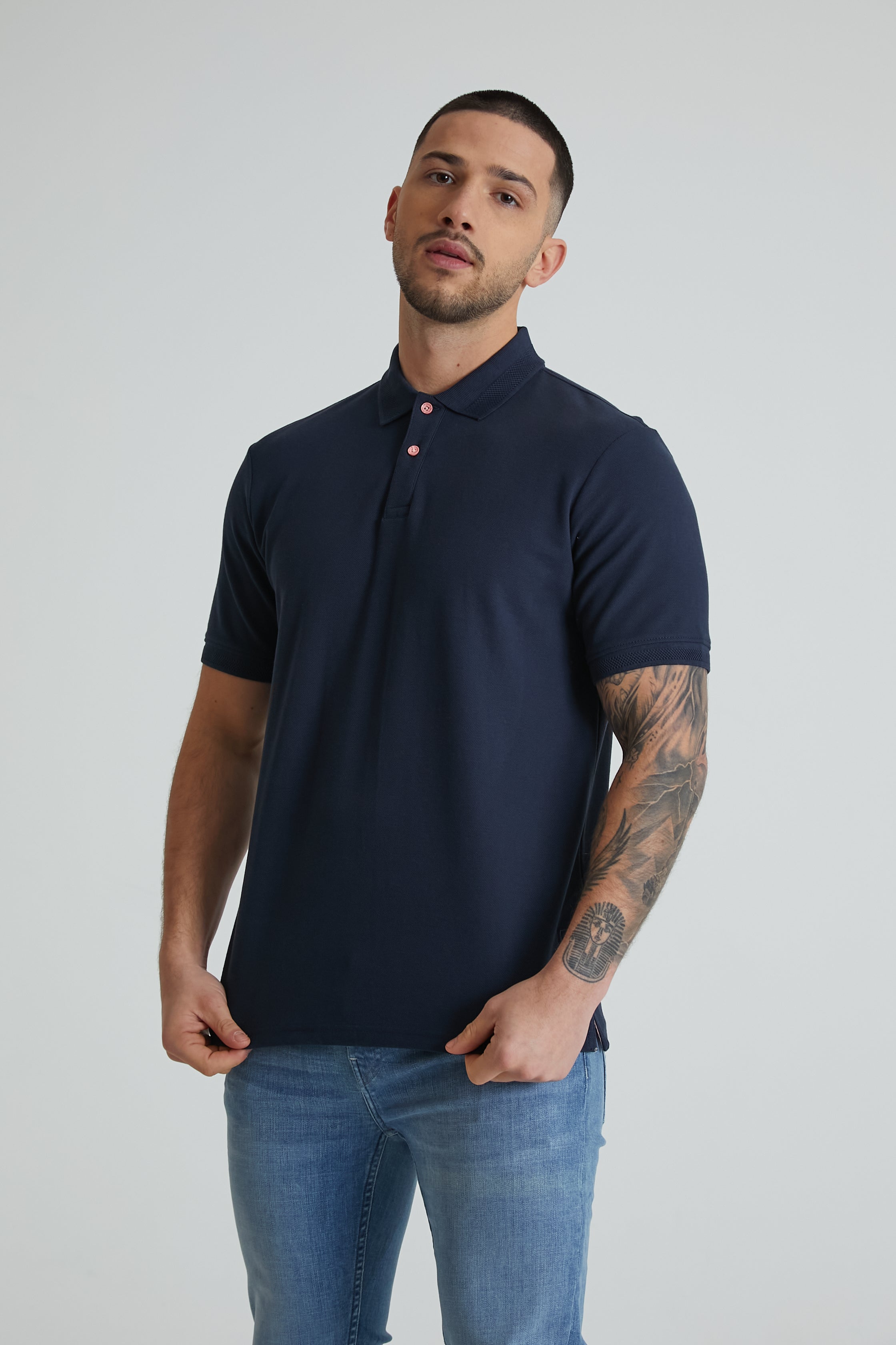 Navy polo hot sale and jeans